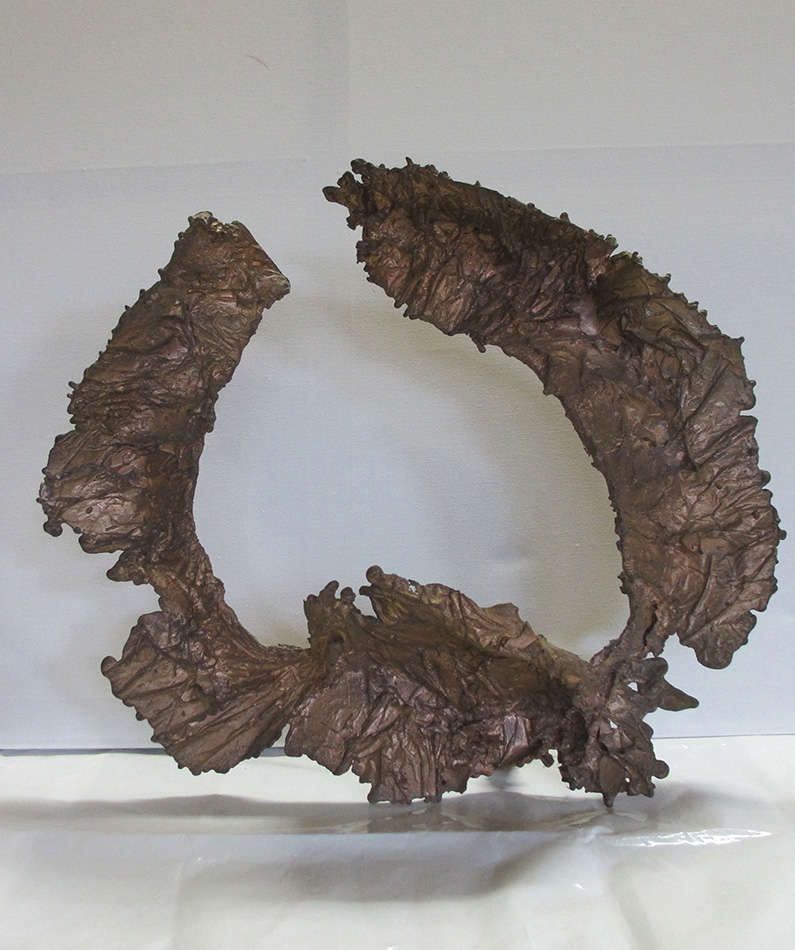 Krans, brons, unicum, 45 x 30 x 30 cm
