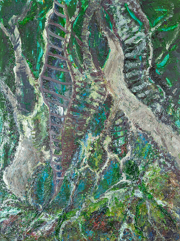 Groene aarde, schilderij